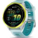 Forerunner® 570 - 47mm Amp Yellow Aluminium with Translucent Whitestone/Turquoise Band