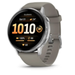 Venu® 4 - 45 mm Silver with Silver Grey Silicone Band