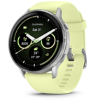 Venu® 4 - 45 mm Silver with Citron Silicone band