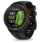 Approach® S70 - 47 mm  Black/Red Ceramic Bezel with Black Silicone Band